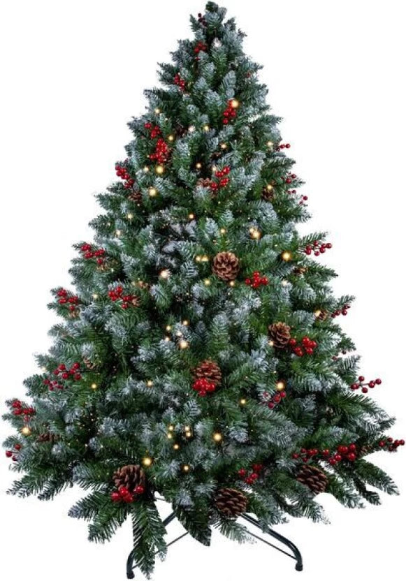 St. Charles 270904 Artificial Christmas Tree (Green, White, Red, Brown, Pine, 240 cm)