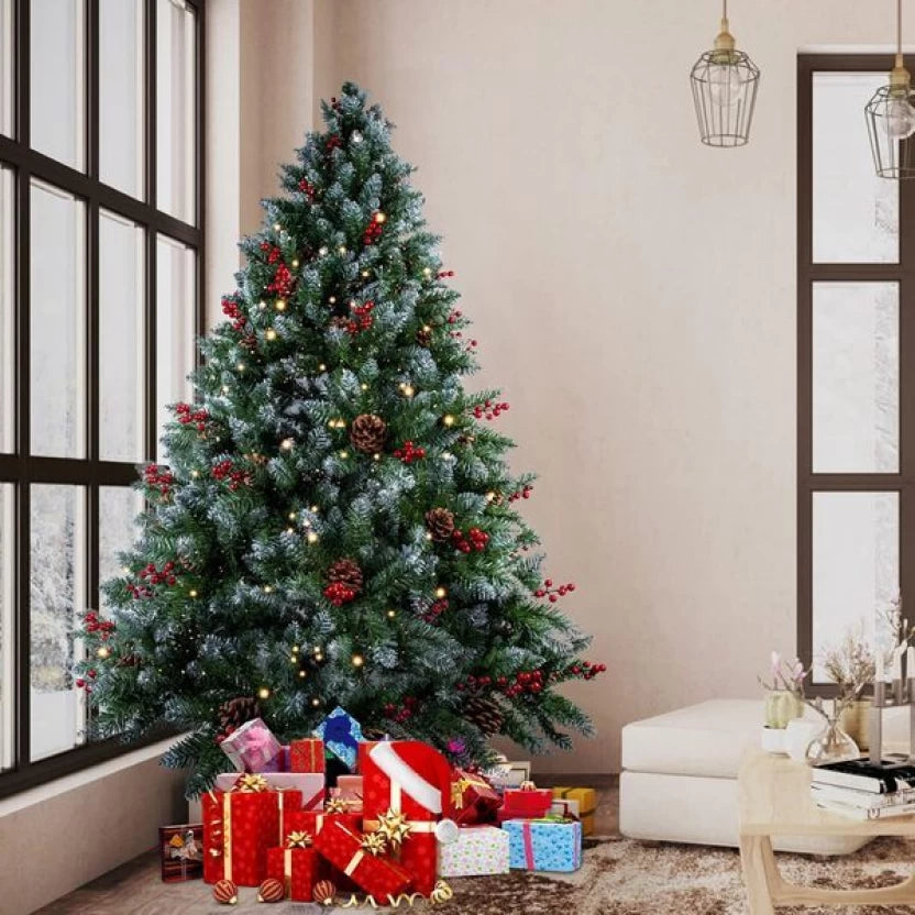 St. Charles 270904 Artificial Christmas Tree (Green, White, Red, Brown, Pine, 240 cm)