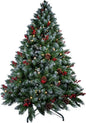 St. Charles 270904 Artificial Christmas Tree  (Green, White, Red, Brown, Pine, 240 cm)