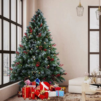 St. Charles 270904 Artificial Christmas Tree  (Green, White, Red, Brown, Pine, 240 cm)