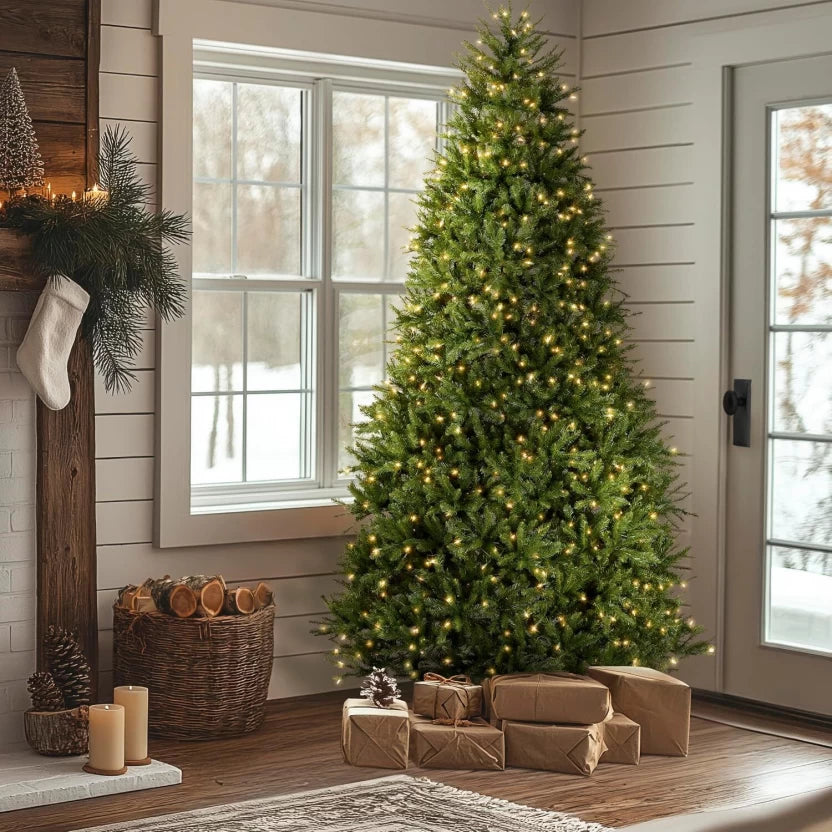 HOME AND PARTY RRD0240 Artificial Christmas Tree  (Green, Pine, 300 cm)